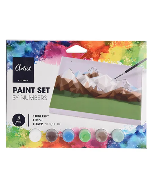 Kreativ Krea Paint Set By Numbers Green