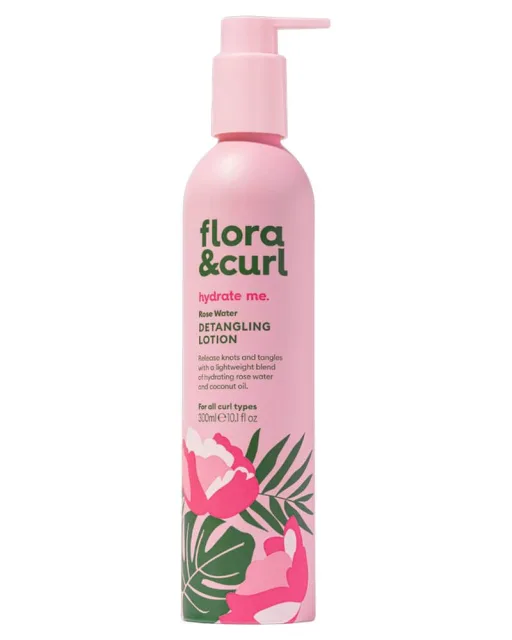 Flora & Curl Rose Water Detangling Lotion