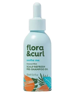 Flora & Curl Coconut Mint Scalp Refresh Pre-Shampoo Oil