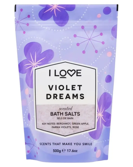 I Love... Violet Dreams Scented Bath Salts