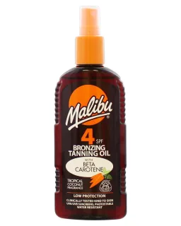 Malibu Bronzing Tanning Oil With Carotene SPF 4