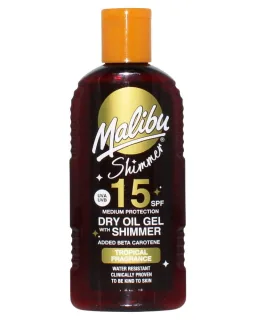 Malibu Dry Oil Shimmer Gel SPF 15 Tropical
