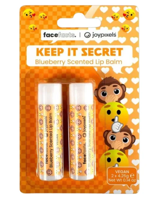 Face Facts x JoyPixels Keep It A Secret Lip Balms