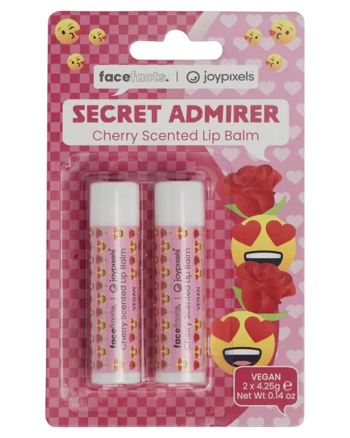 Face Facts x JoyPixels Lip Balms — Secret Admirer