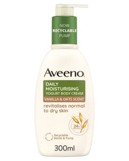 Aveeno Daily Moisturising Yogurt Body Cream - Vanilla & Oat Scent