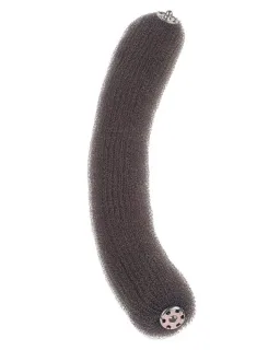Sibel Hairbun Roll With Press-Button Closure - Brun - P001349