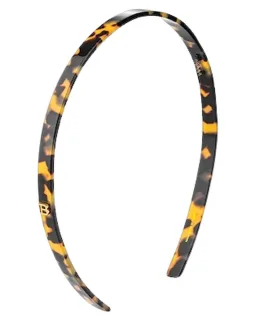 Balmain Acetate Headband Tortoise Shell