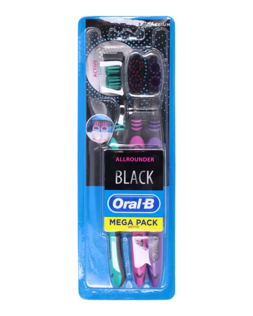 Oral B Allrounder Black Mega Pack
