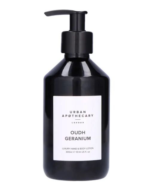 Urban Apothecary Oudh Geranium Luxury Hand & Body Lotion
