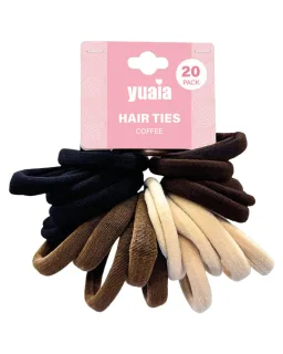 Yuaia Haircare Hair Ties Coffee 20 stk.