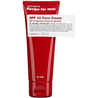Recipe for men SPF 30 Face Cream