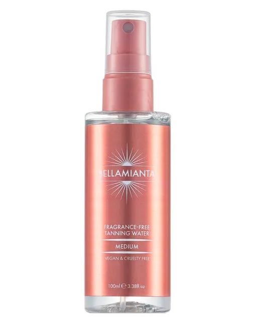 Bellamianta Fragrance Free Tanning Water - Medium