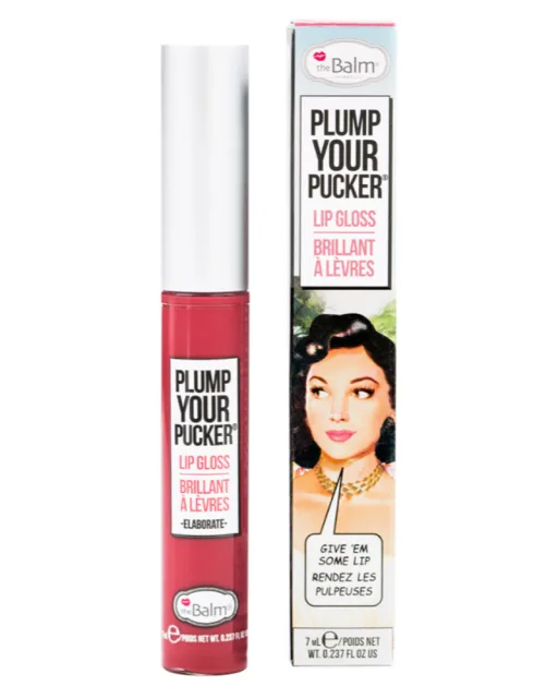 the Balm Plump Your Pucker Lip Gloss - Elaborate