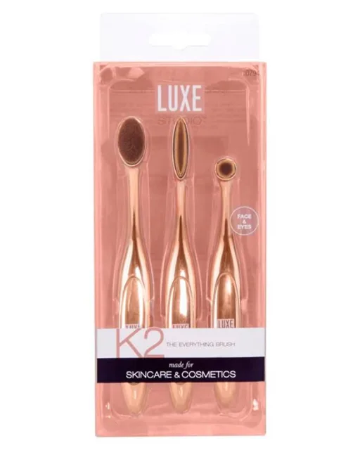 Luxe Studio Makeup Brush Set Face & Eyes K2 3 stk. · 3 st