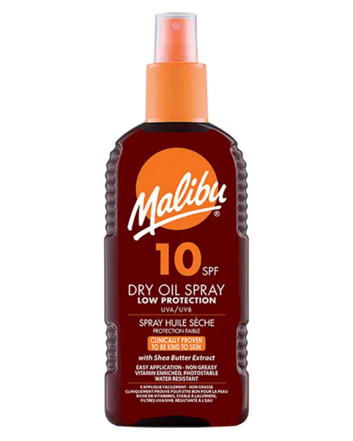 Malibu Dry Oil Sun Spray SPF 10 (F)