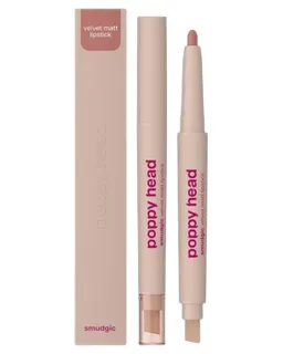 Poppy Head Smudgic Velvet Matt Lipstick