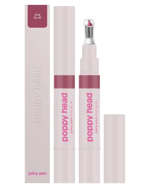 Poppy Head Juicy Pen Drip Lip Oil