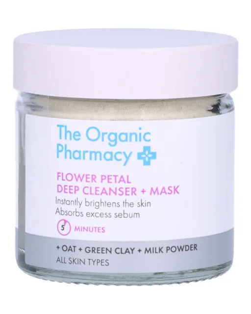 The Organic Pharmacy Flower Petal Deep Cleanser + Mask