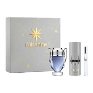 Paco Rabanne Gifset Invictus Edt + Deo Spray Travel size