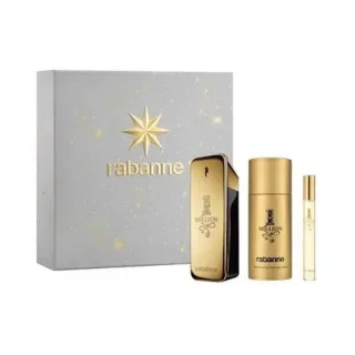 Paco Rabanne Giftset 1 Million Edt + Deo Spray + Travel Size