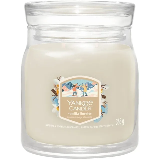 Yankee Candle Signature Medium Jar Vanilla Flurries