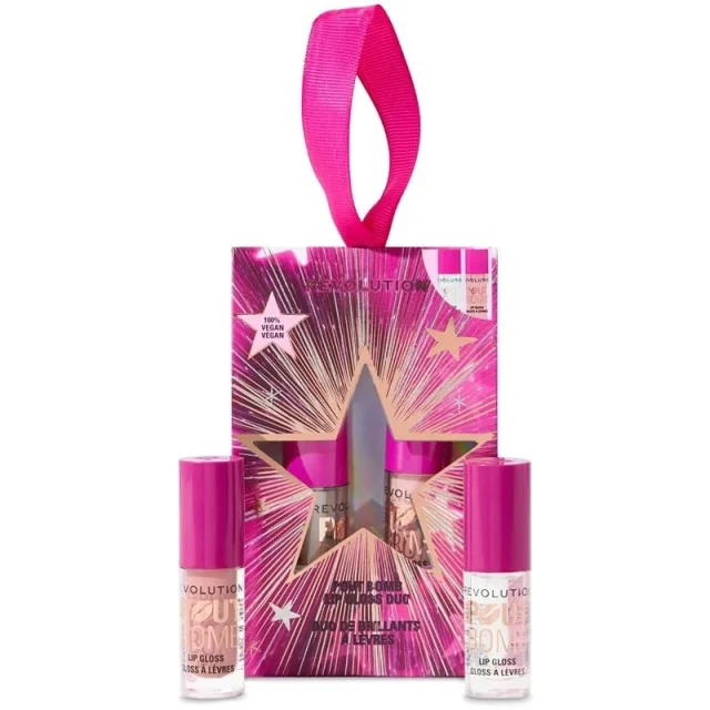 Makeup Revolution Pout Bomb Plumping Mini Lip Gloss Set