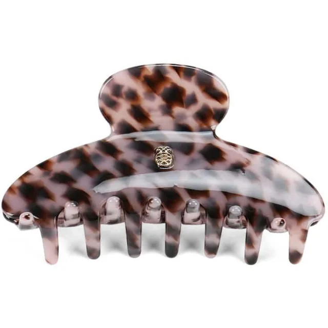 Ia Bon Large Hair Claw Taupe Star