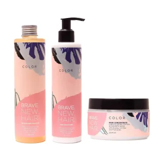Brave New Hair 3-pack Brave. New. Hair. Color Schampoo + Conditioner + Mask