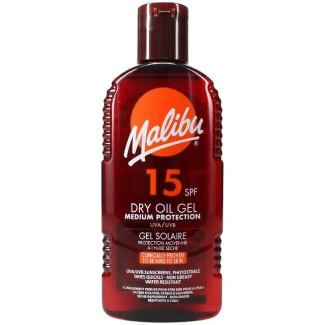 Malibu Sun Dry Oil Gel SPF15
