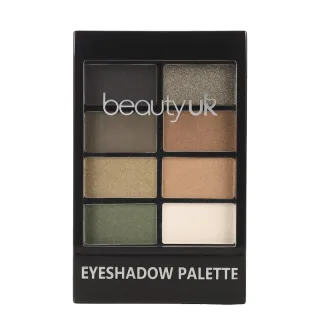 BeautyUK Beauty UK Eyeshadow Palette no.5 - Green with Envy