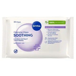 Nivea Rengöringsservetter ansikte Cleansing Wipes Soothing