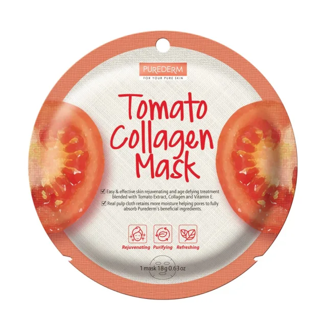 Purederm Tomato Collagen Mask-C