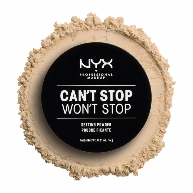NYX Professional Makeup PROF. MAKEUP Can't Stop Won't Stop Setting Powder - Light/Medium