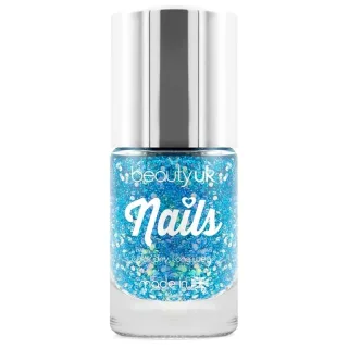 BeautyUK Beauty UK Glitter Nail Polish - Supernova Blue