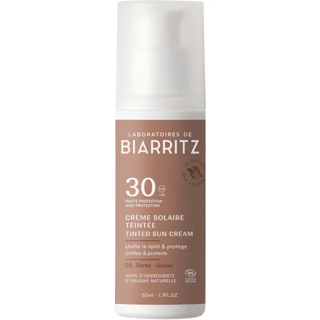 Laboratoires de Biarritz DERMO Suncare Tinted Face Sunscreen SPF30 Golden