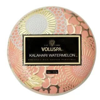 Voluspa Decorative Tin Candle Kalahari Watermelon