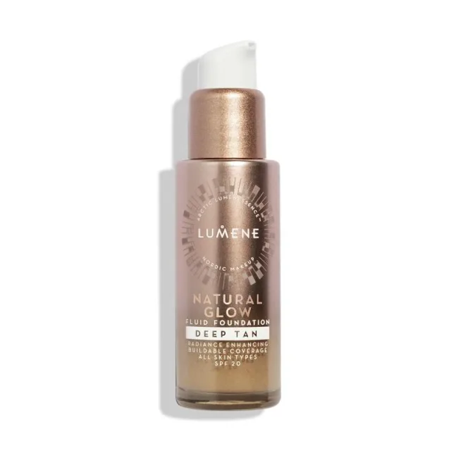 Lumene Natural Glow Fluid Foundation Spf20 Deep Tan