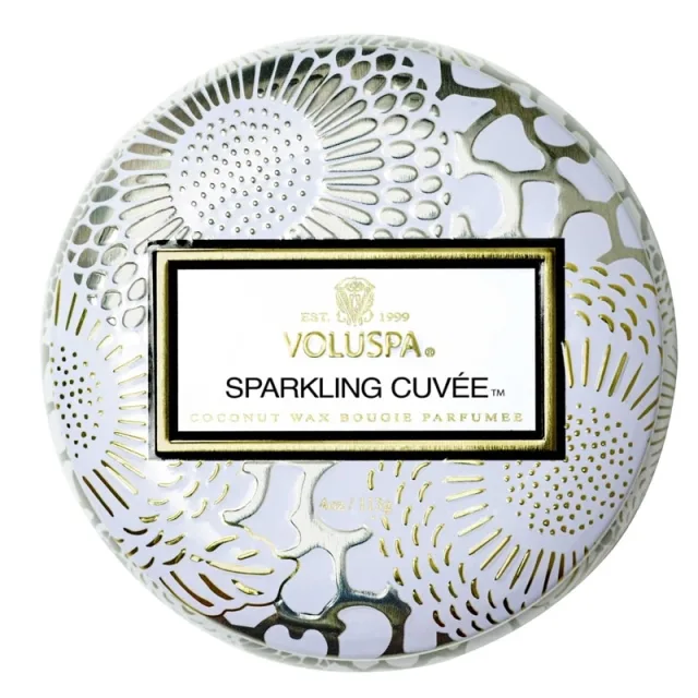 Voluspa Decorative Tin Candle Sparkling Cuvée