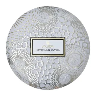 Voluspa 3-Wick Candle Decorative Tin Sparkling Cuvée