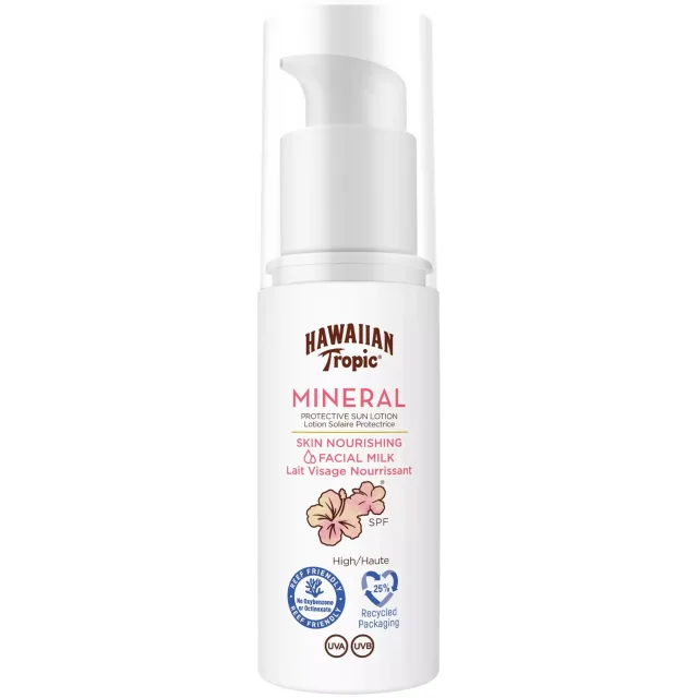Hawaiian Tropic Mineral Sun Milk Face SPF30