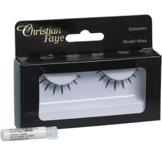 Christian Faye Eyelashes Alexa With Glue