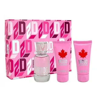 Dsquared2 Giftset Wood Pour Femme Edt + Sg + Bl