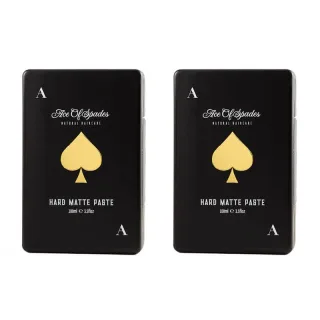 Ace 2-pack of Spades Natural Haircare Hard Matte Paste