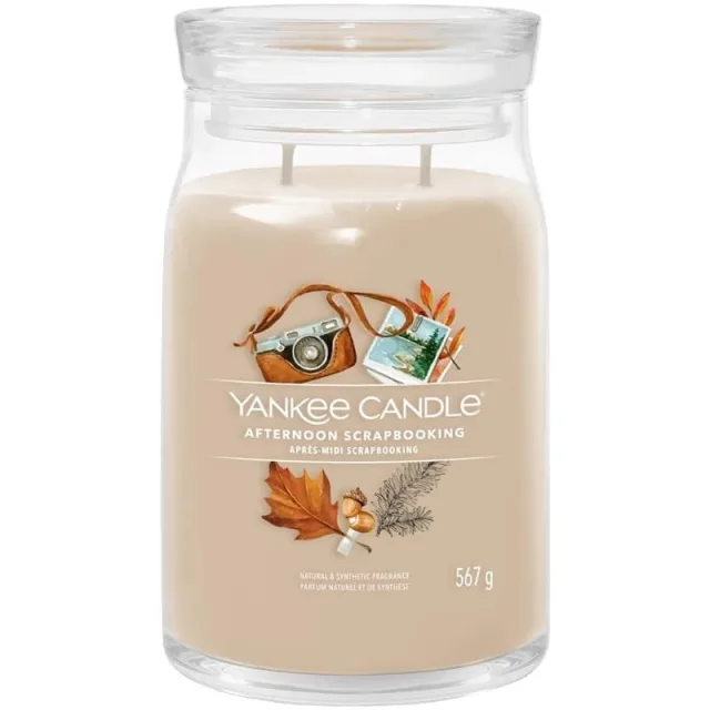 Yankee Candle Signature Large Jar Afternoon Scrapbooking