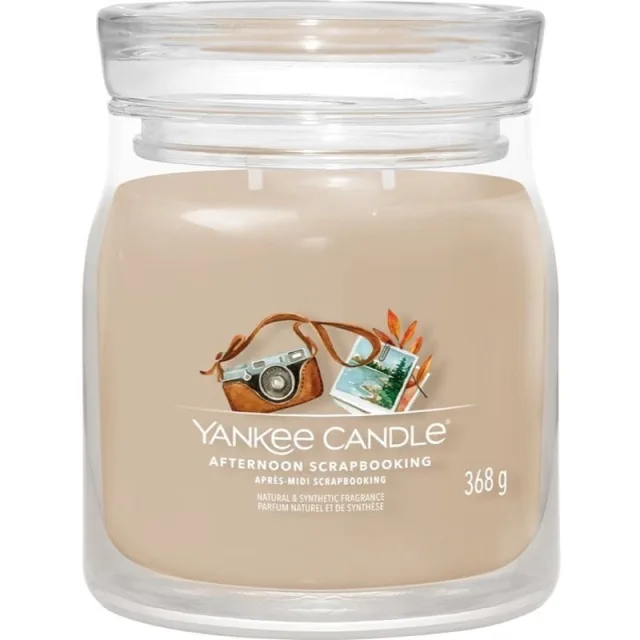 Yankee Candle Signature Medium Jar Afternoon Scrapbooking