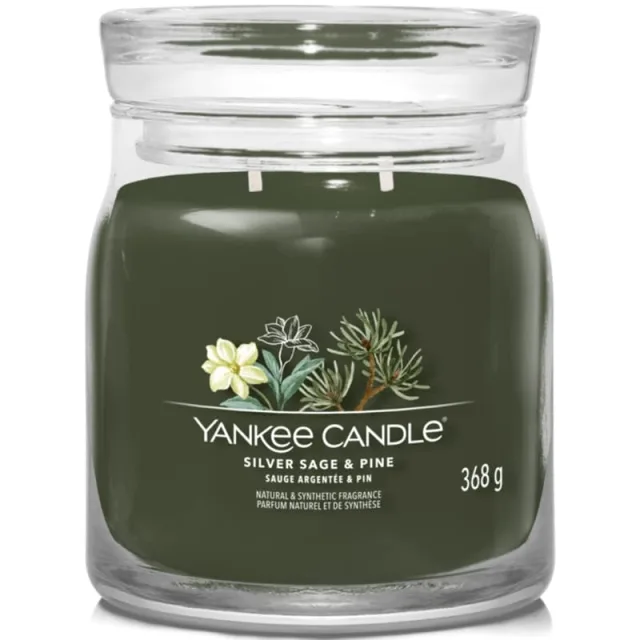 Yankee Candle Signature Medium Jar Silver Sage & Pine