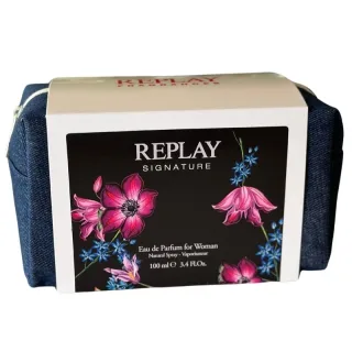 Replay Giftset Signature Woman Edp + Pochette