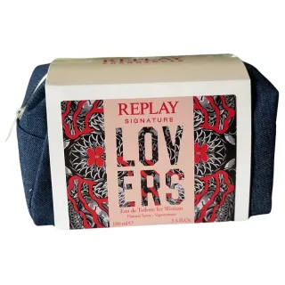 Replay Giftset Signature Lovers Woman Edt + Pochette