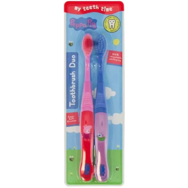 Peppa Pig Toothbrush Duo Super Soft