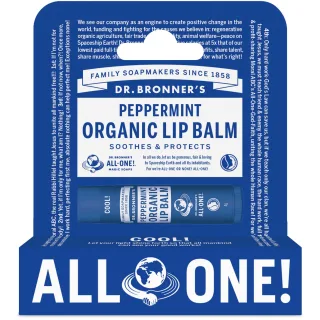 Dr. Bronner's Peppermint Organic Lip Balm